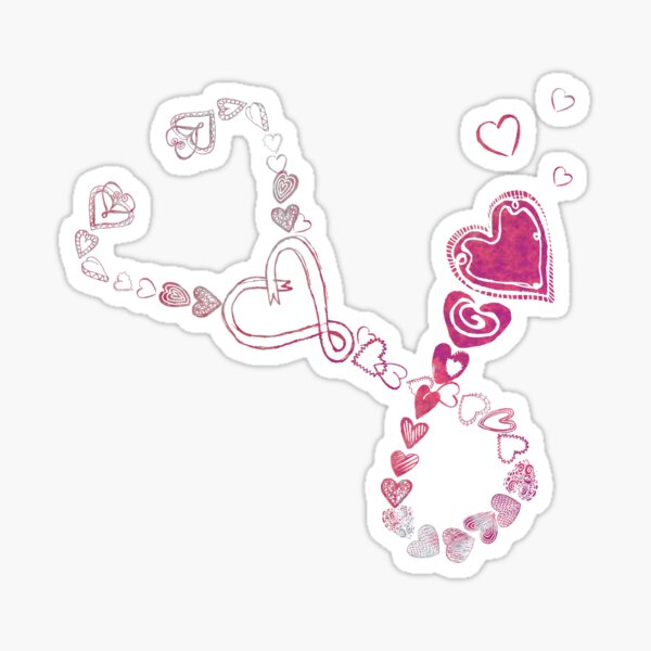 Item preview, Stethoscope - fuschia designed and sold by IschemicNeuron.