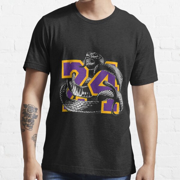 T-shirt Serpent Kobe 24 Serpent Mamba 24 T-shirt essentiel