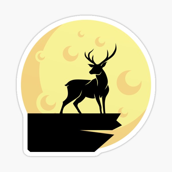 Item preview, Deer and the Moon designed and sold by della95.