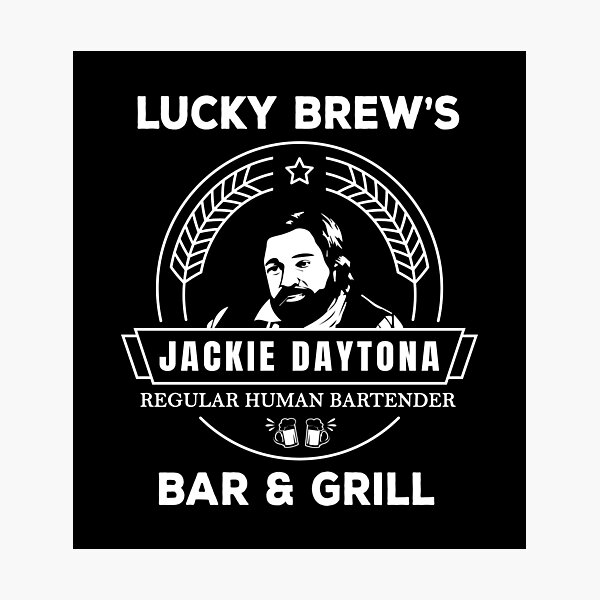 Jackie Daytona - Lucky Brew's Bar and Grill Shirt - What We Do in the Shadows Photographic Print
