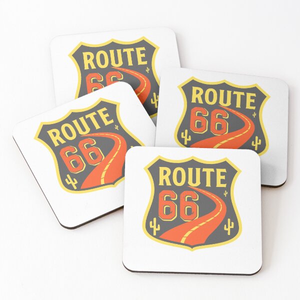 Item preview,  route 66, retro, vintage, car, auto, classic, rat rod, sign, usa, 66, america, automobile tshirt designed and sold by fitpress.