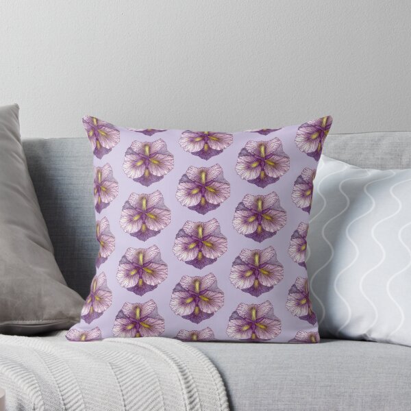 iris1 Throw Pillow