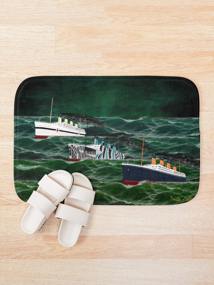 Alternate view of The 3 Giant Sisters Sailing Together Bath Mat