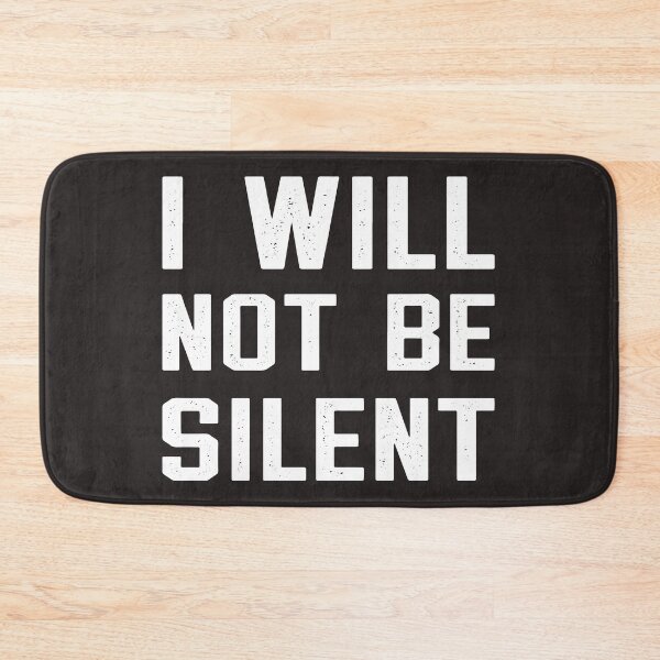 Item preview, I Will Not Be Silent designed and sold by AscendMerch.