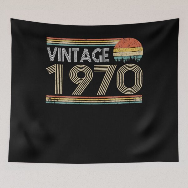 Item preview, 50th Birthday Gift Vintage 1970 for Men & Women Funny Quotes designed and sold by Simeon	 Dorelus.