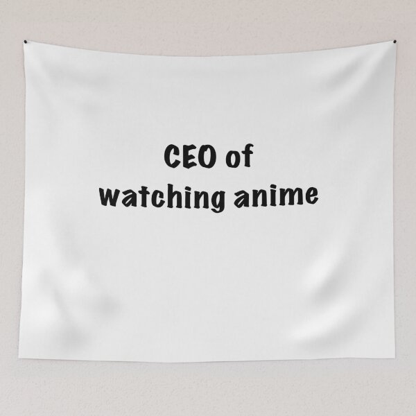 Item preview, CEO of watching anime designed and sold by Amy Hearts.