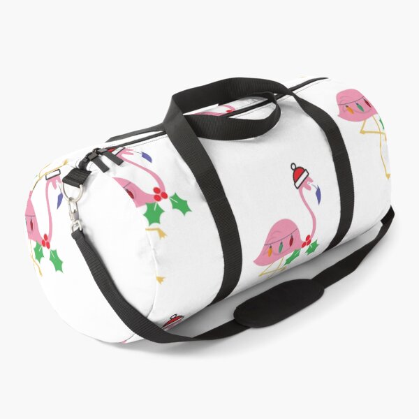Item preview, Christmas Pink Flamingo with Holiday Lights and Holly by Boo-da-chay designed and sold by Boo-da-chay.