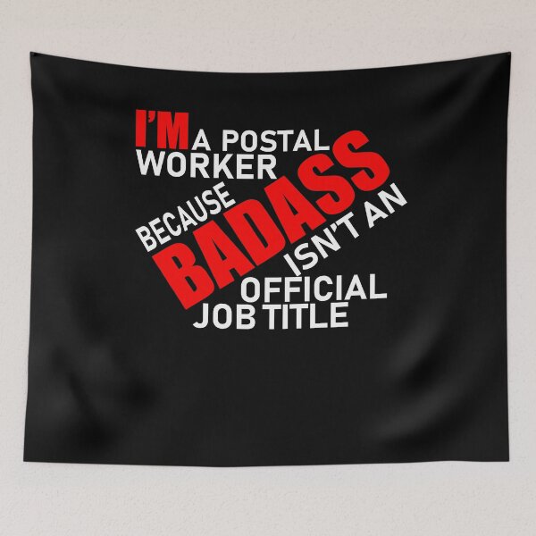 Item preview, Funny Post Postal Worker Badass Mail Carrier Mailbox Mailman designed and sold by TopTeeShop.