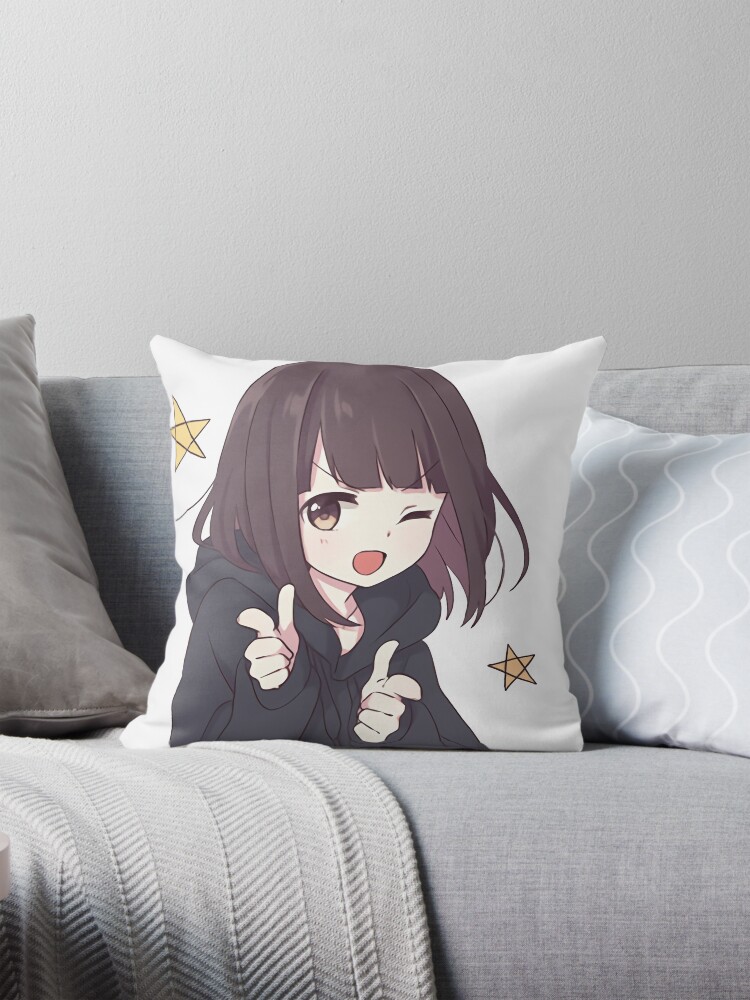 Menhera chan anime Pillow for Sale by uisch Redbubble