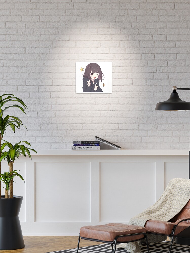 Anime Menhera chan sad why | Photographic Print