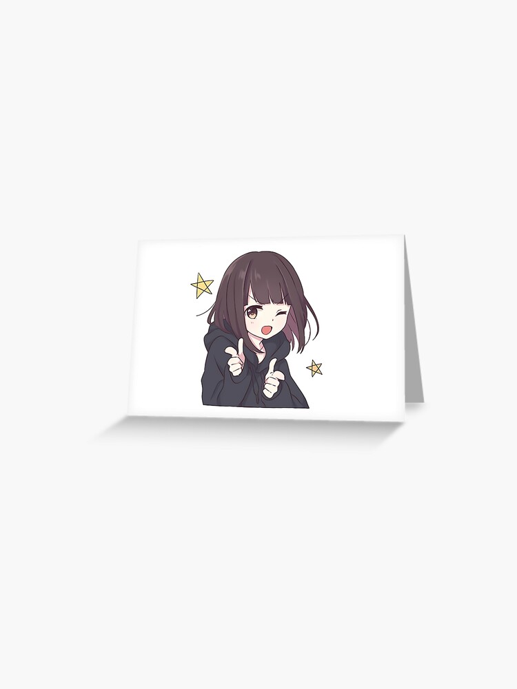 Menhera chan anime | Greeting Card