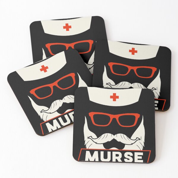 Item preview, Murse Nurse Man Funny design gift for Male Nurse print designed and sold by Lisbob.