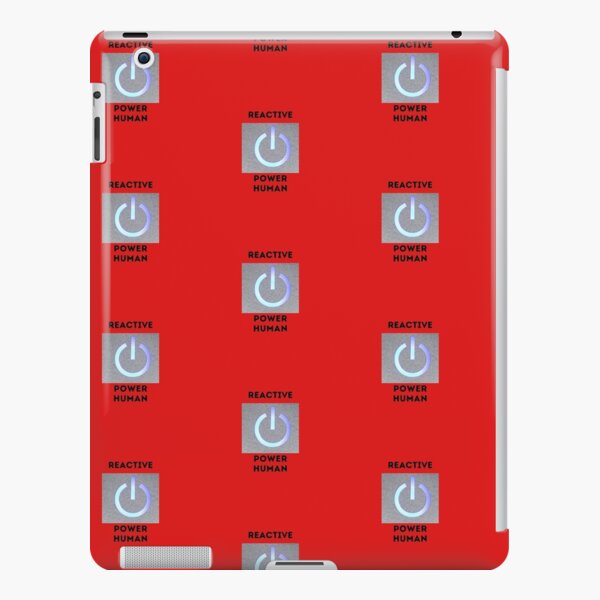 reactive power human iPad Snap Case