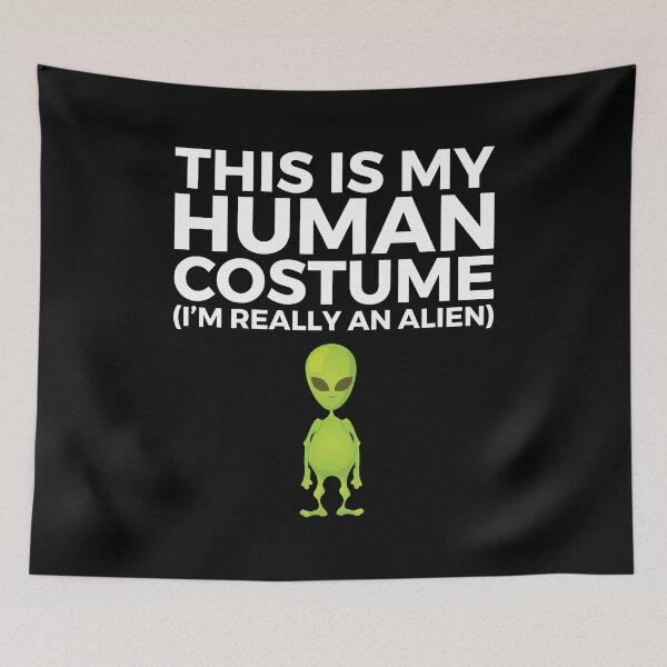 Item preview, Easy Halloween Costume I'm Really an Alien designed and sold by EstelleStar.