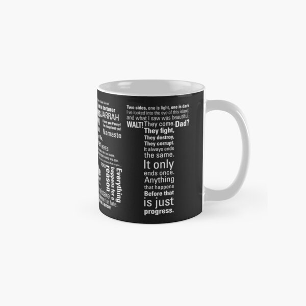 LOST Quotes // Classic Drama Tv Show, Sci-Fi, Geek Classic Mug