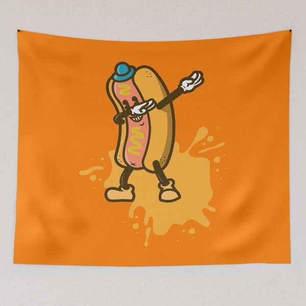 Item preview, Dab theme hot dog designed and sold by starshiporion.