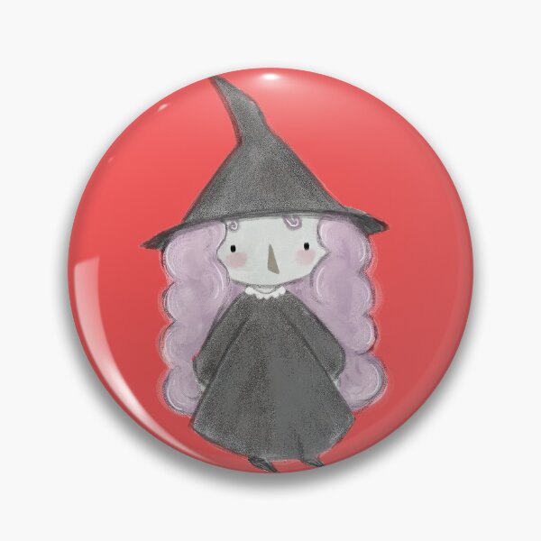 Item preview, Cute witch - watercolor  designed and sold by Ledosdesigns.