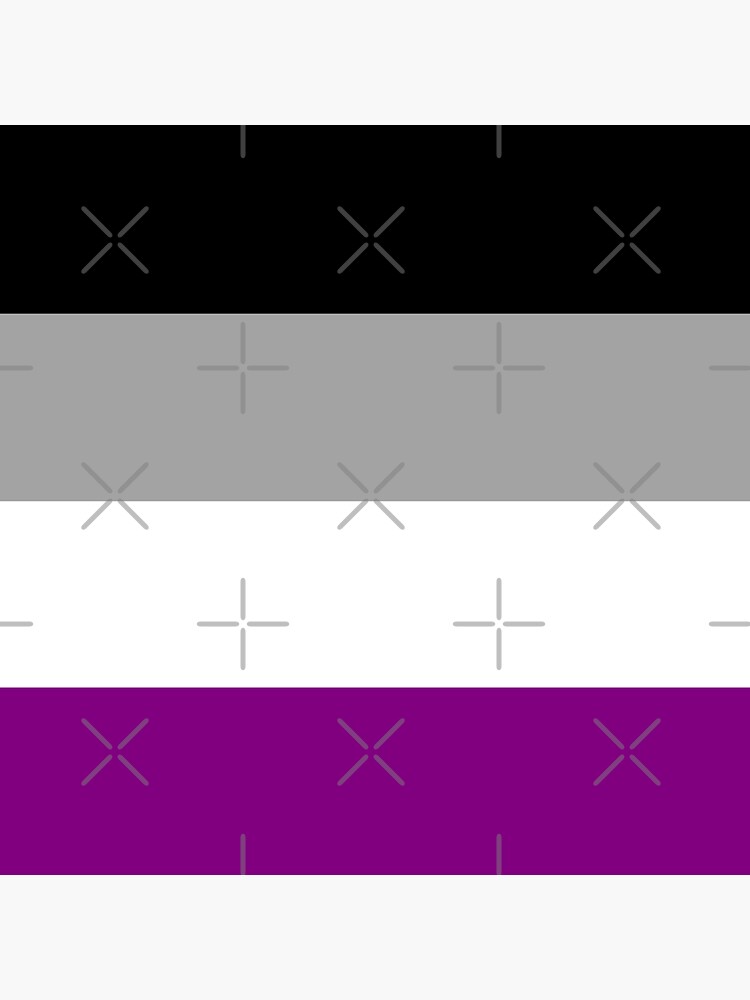 Asexual Pride Flag Sticker For Sale By Yellowduck Art Redbubble