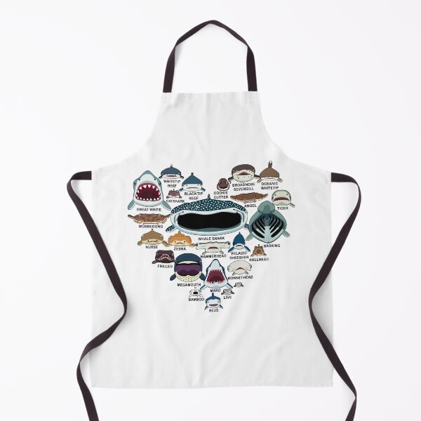 Item preview, Love Shark Faces Shark Lovers Heart designed and sold by shlebah.