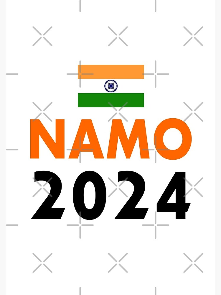 "NAMO 2024 Narendra Modi " Spiral Notebook for Sale by ETFStore