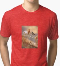 Yellow Rumped Warbler In Spring Tri-blend T-Shirt