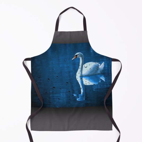 Item preview, The white swan and the water reflects in moon light. designed and sold by prashant art factory ✅️.