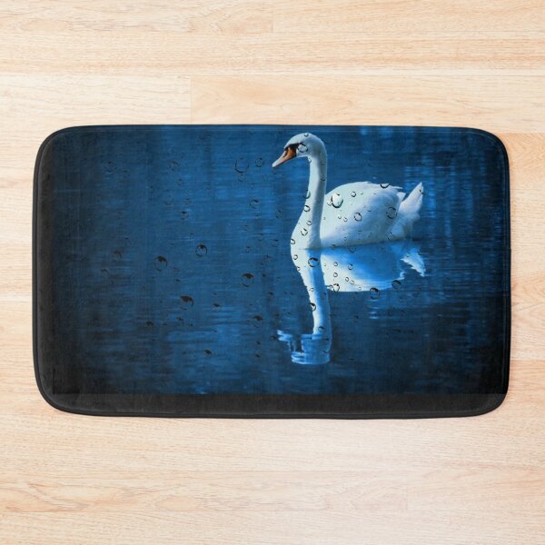 Item preview, The white swan and the water reflects in moon light. designed and sold by prashant art factory ✅️.
