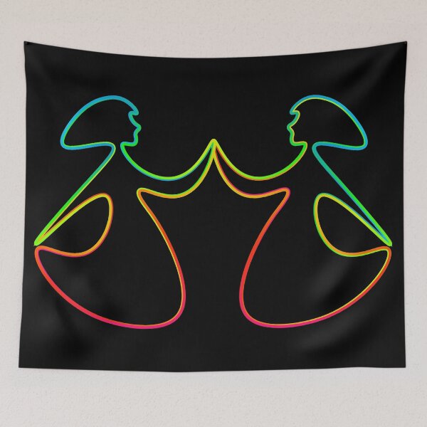 Item preview, Dancing neon girls designed and sold by Galina Kostyaeva.