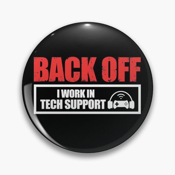 Artikelvorschau, Zurück, ich arbeite im technischen Support entworfen und verkauft von BrainFuzz.