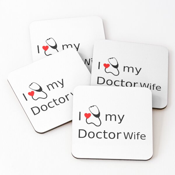 Item preview, I heart my doctor wife designed and sold by girlsgetgadgets.
