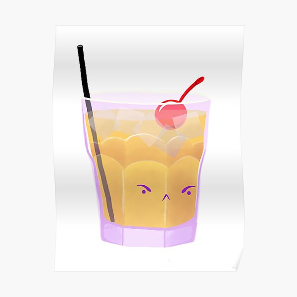 "Rick Dalton Whiskey Sour" Poster by wildglitterwolf Redbubble