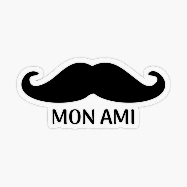 Hercule Poirot. Mon ami. Sticker transparent