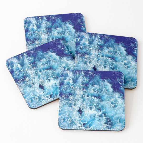 Item preview, Blue ocean waves designed and sold by MayorAhmed.