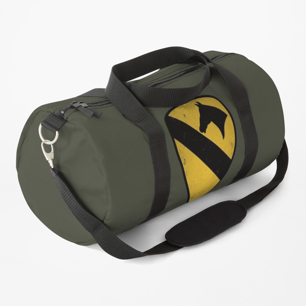 1st Cavalry Division Distressed Duffle Bag