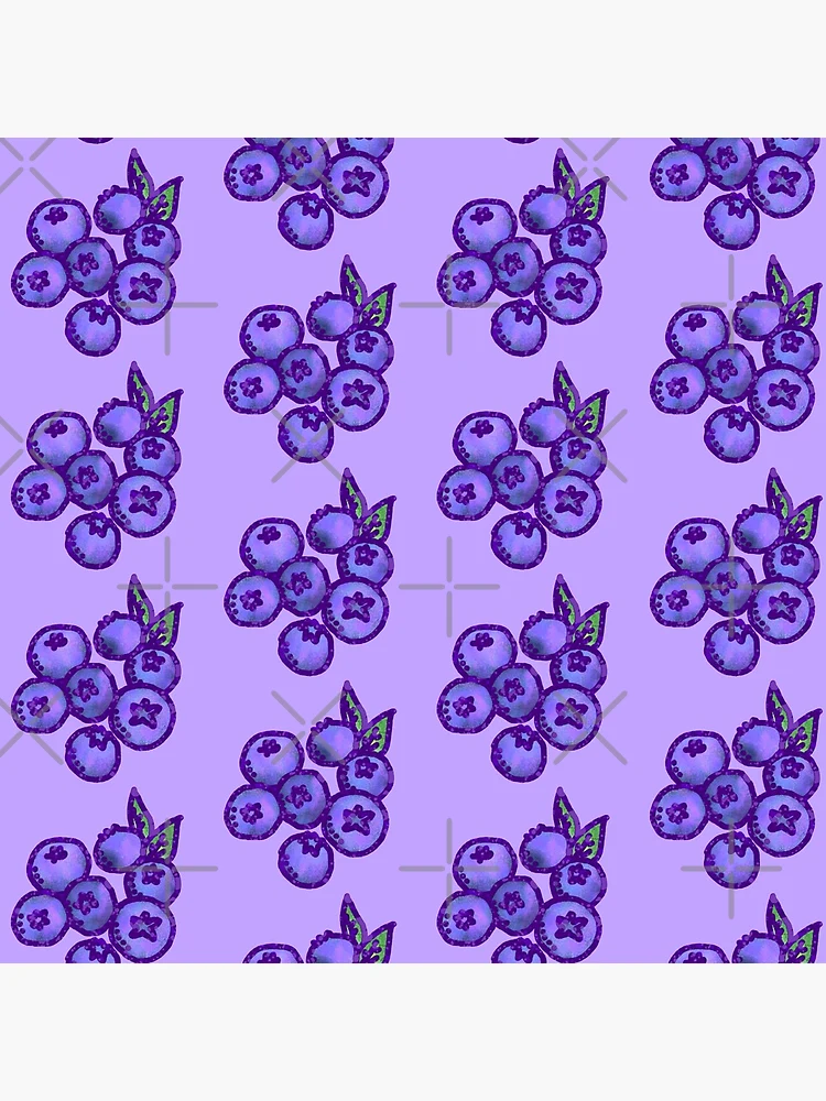 Thumbnail 4 of 4, Clock, Blueberries designed and sold by NiceButton.