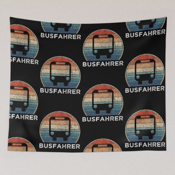 Item preview, bus driver fathers day - retro bus designed and sold by pirminio.