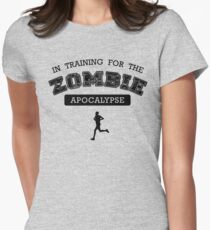 Training for the zombie apocalypse Women's Fitted T-Shirt