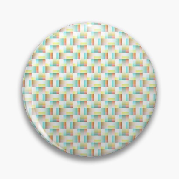 Item preview, TEAL, YELLOW AND RED BLOCK AND WEAVE MODERN DESIGN designed and sold by Teresa Chipperfield.