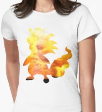 Mega Ampharos used Thunder Women's Fitted T-Shirt