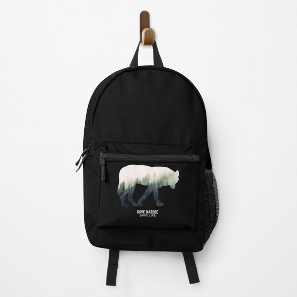 Item preview, Wolf in Forest Environment Climate Protection designed and sold by RJ-Art.