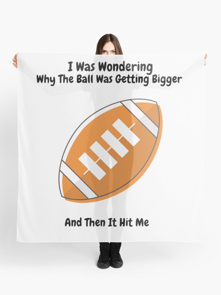 Funny Football Design For Helmets Scarf for Sale by NicheGuider