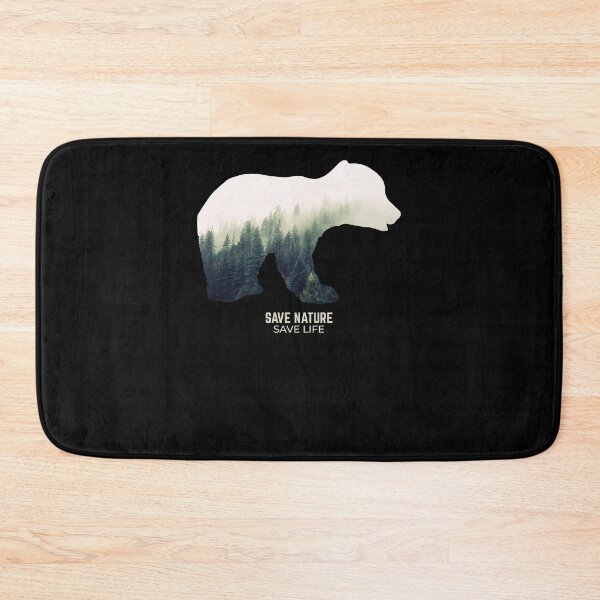 Item preview, Bear in Forest Environment Climate Protection designed and sold by RJ-Art.