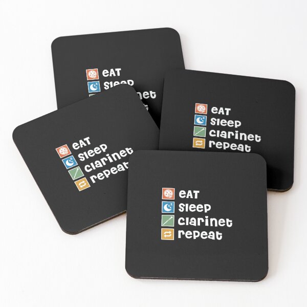 Item preview, Clarinet. Eat. Sleep. Repeat designed and sold by orlumbuspirate.