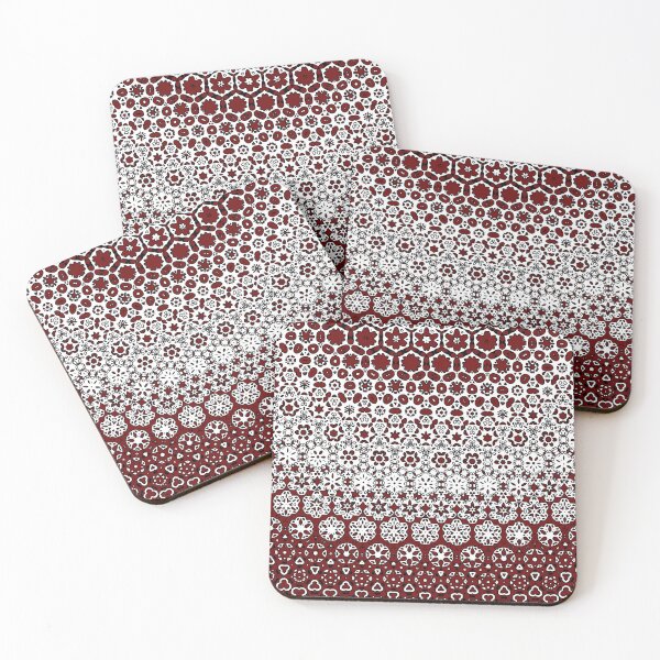 Item preview, Maroon Sindhi Ajrak Pattern Design designed and sold by mrhighsky.