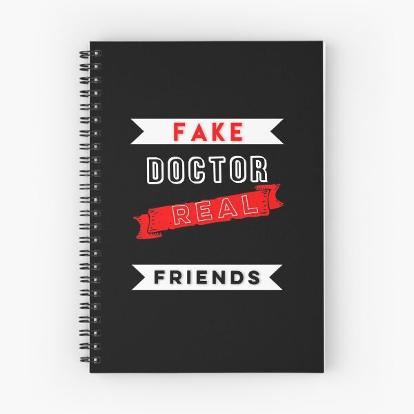 Artikelvorschau, FAKE DOCTOR ECHTE FREUNDE entworfen und verkauft von Hussain Shirts.