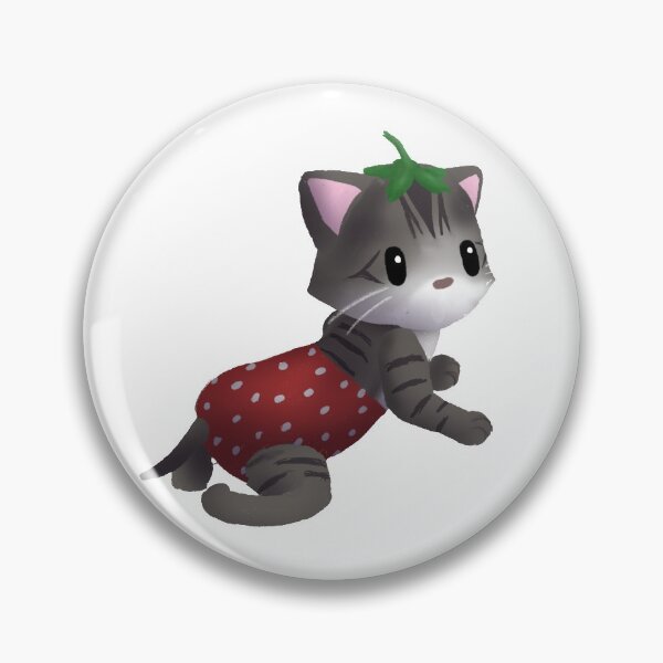 Item preview, Strawberry Tabby Kitty designed and sold by ikigaicreations.