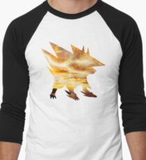 Mega Manectric Thunder Wave Men's Baseball ¾ T-Shirt