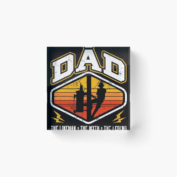Artikelvorschau, Der Mythos Die Legende Papa Der Lineman, Spaß Geschenk Geschenk 4 Väter Produkt entworfen und verkauft von Lisbob.