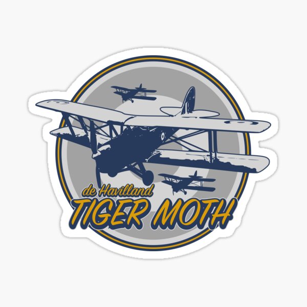 de Havilland Tiger Moth Sticker