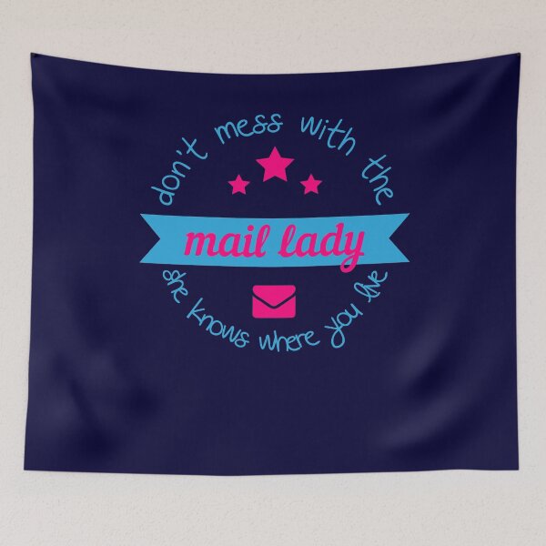 Item preview, Funny Post Postal Worker Mail Carrier Lady Mailbox Mailman designed and sold by TopTeeShop.